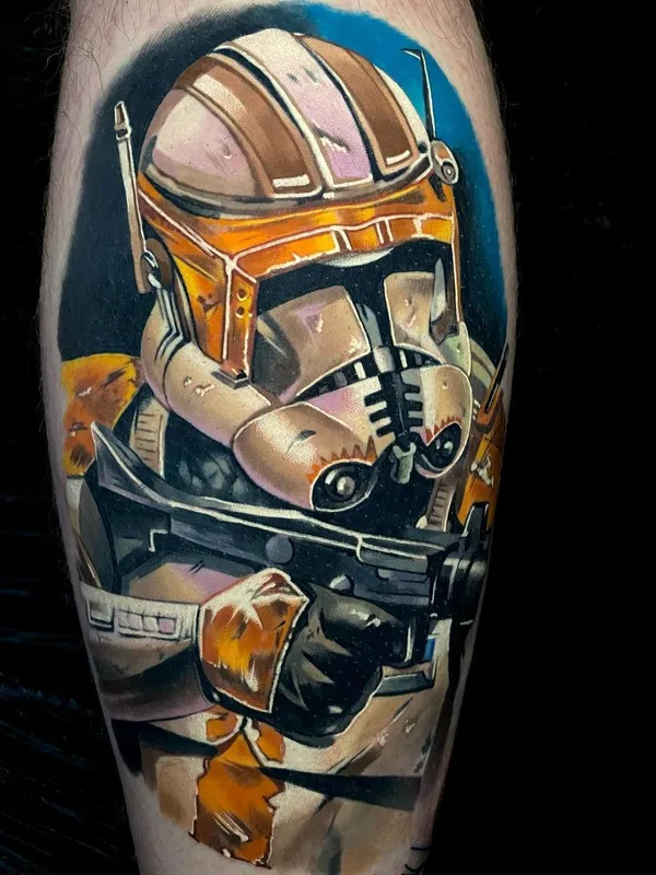 color realism Tatuaggio su calf #42324 | Tatuatore Dane Grannon