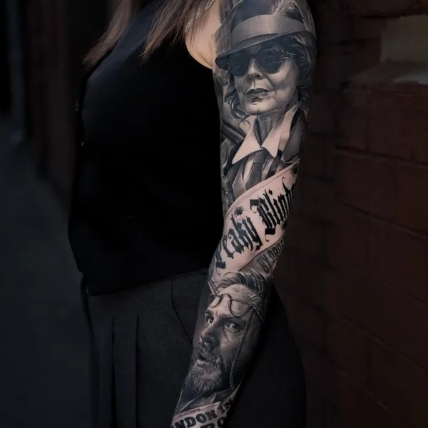 Portrait tattoo by Artem Yosh in Saint Petersburg