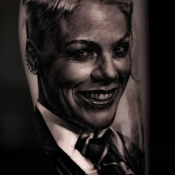 Portrait tattoo by Artem Yosh in Saint Petersburg