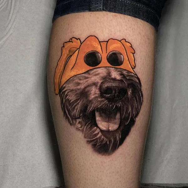 Авторская tattoo by Mat Rule in Paris
