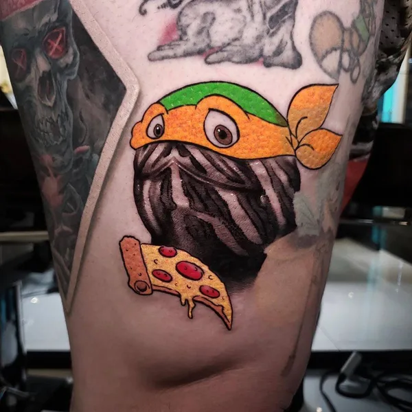 Авторская tattoo by Mat Rule in Paris