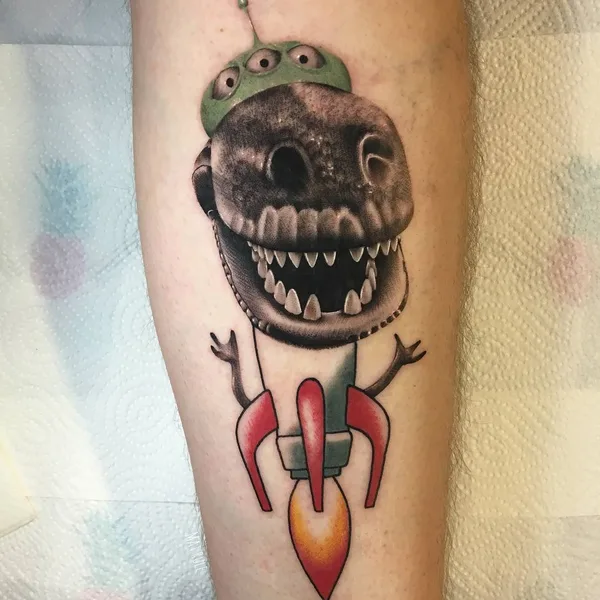 Авторская tattoo by Mat Rule in Paris
