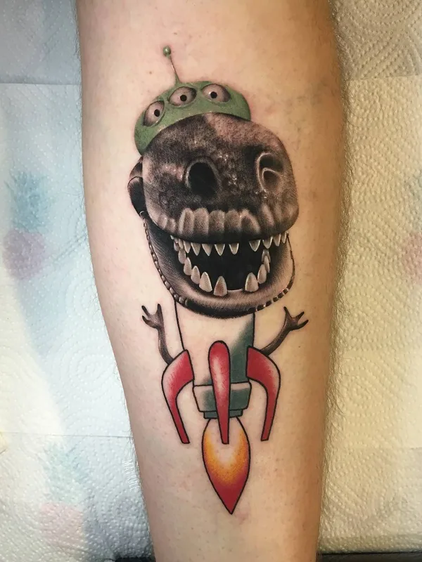 Author's Style tattoo by Mat Rule in Paris