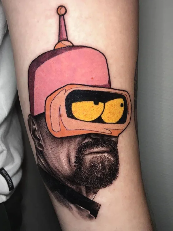 Author's Style tattoo by Mat Rule in Paris