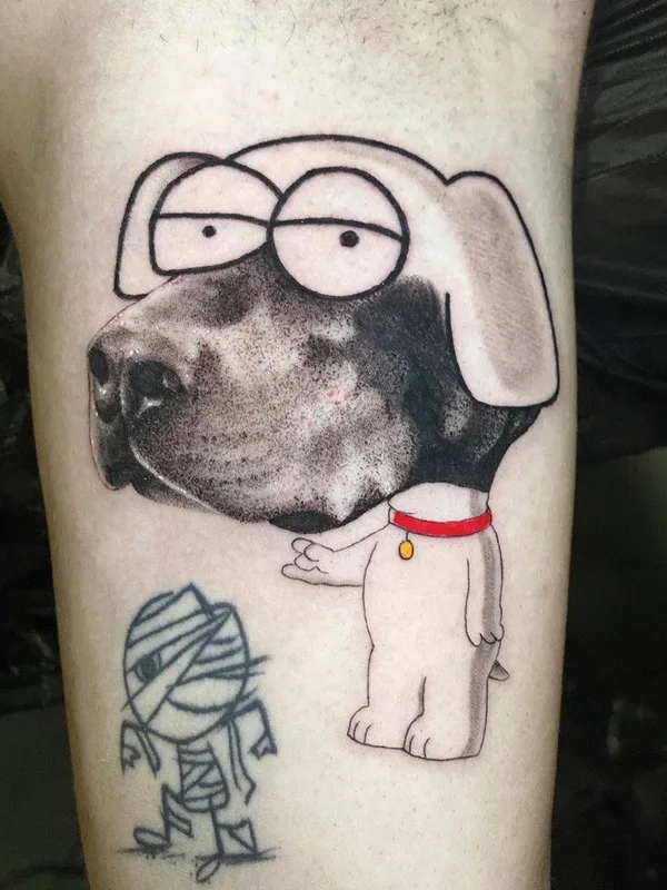 Author's Style tattoo by Mat Rule in Paris