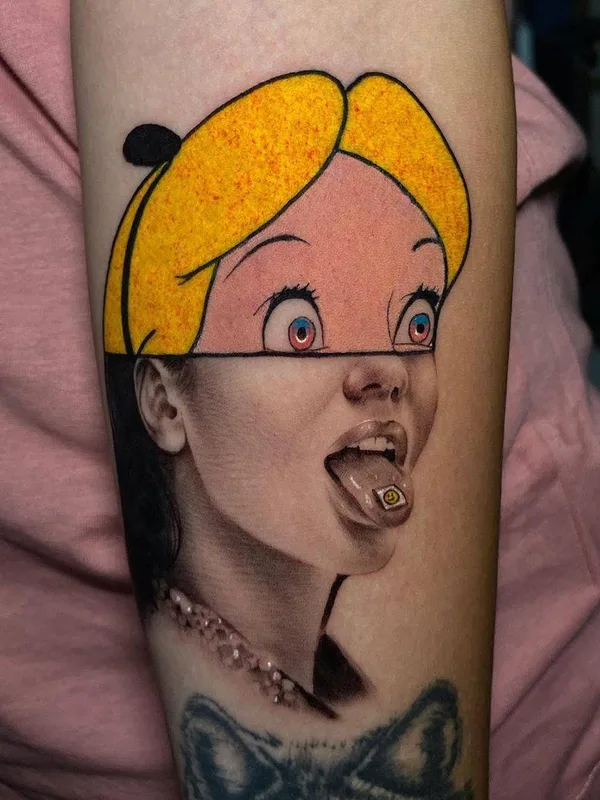 Author's Style tattoo by Mat Rule in Paris