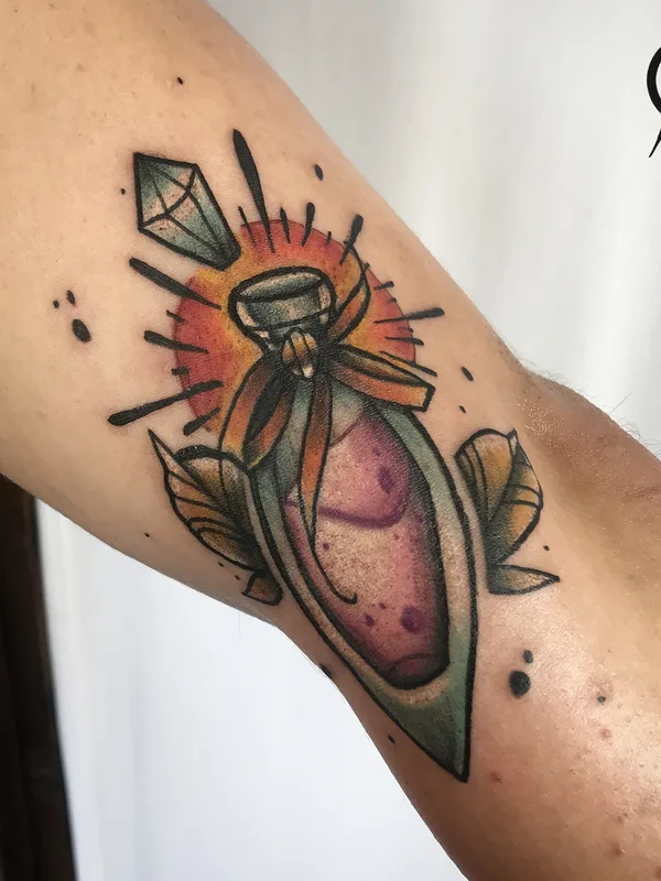 color neo traditional tatuaje en forearm #37839 | Tatuador Влад Модис