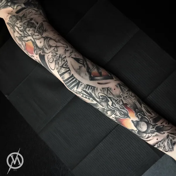 Abstract tattoo by Влад Модис in Minsk