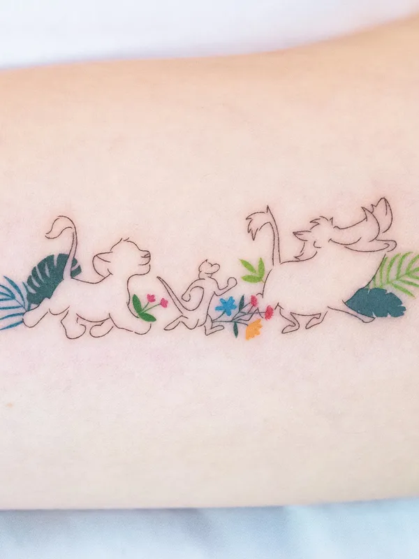 color linework Tatuaggio su forearm #75194 | Tatuatore tattooist_arar