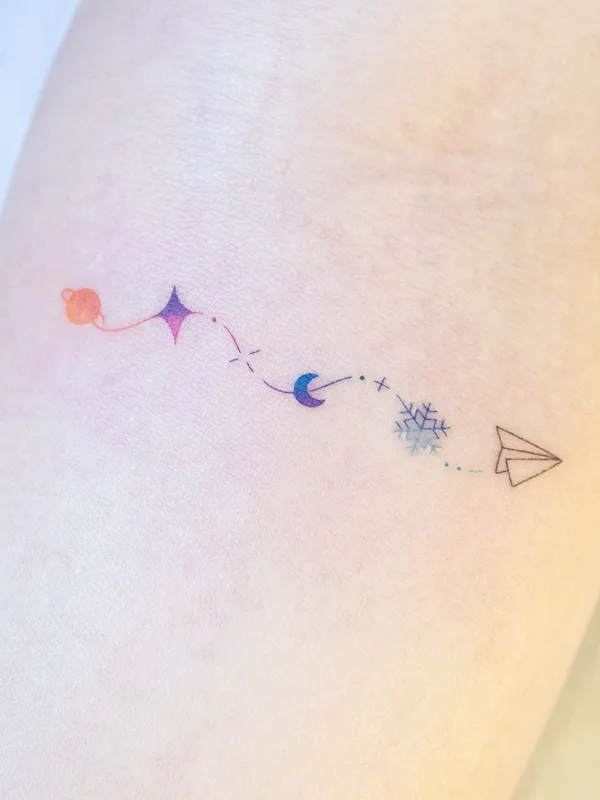 color fineline Tatuaggio su forearm #75196 | Tatuatore tattooist_arar