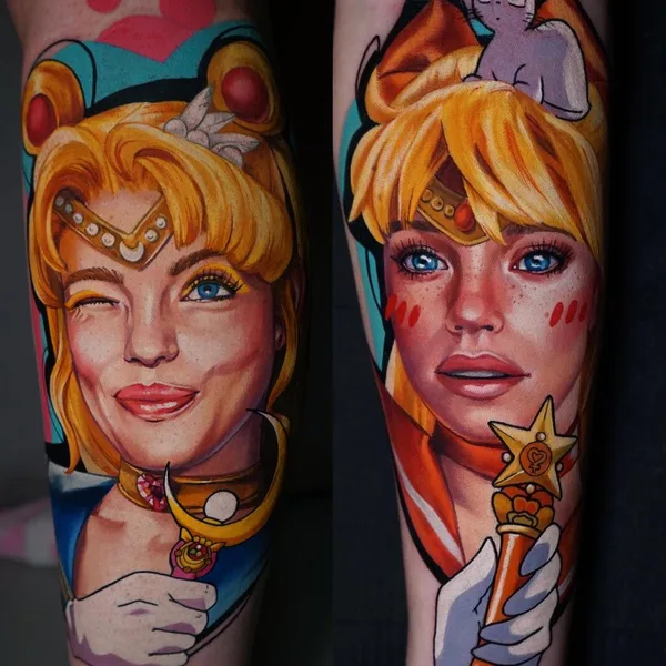 Портретная tattoo by Дарья Пироженко in Краснодар