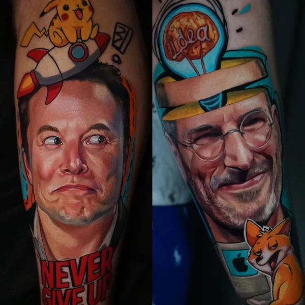 Портретная tattoo by Дарья Пироженко in Краснодар