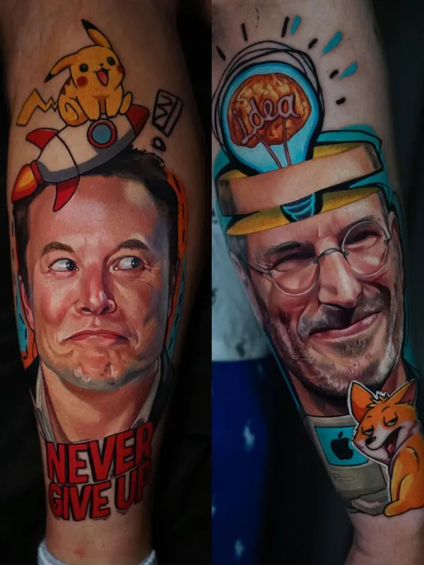 Портретная tattoo by Дарья Пироженко in Краснодар
