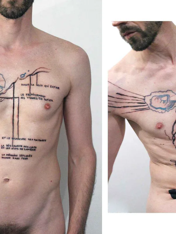 Author's Style tattoo by Maison Métamose in Paris