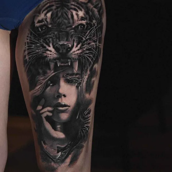 Realism tattoo by Veronica Imbo in Montréal