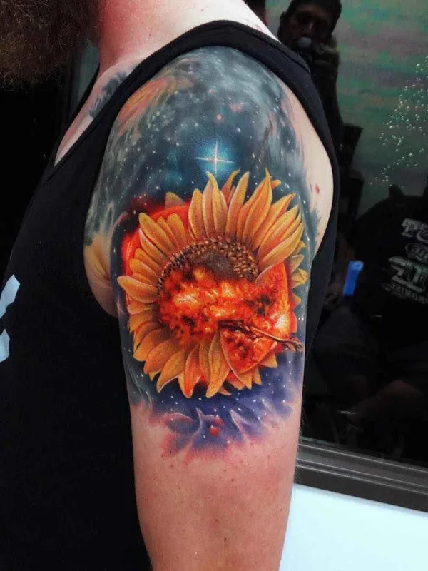 male color realism Tatuaggio su full sleeve #9886 | Tatuatore Andres Acosta