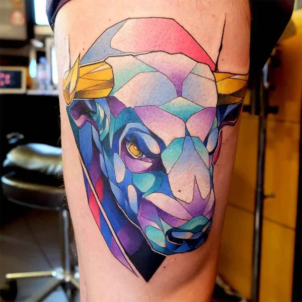 Нью Скул tattoo by Dusty Brasseur in Paris