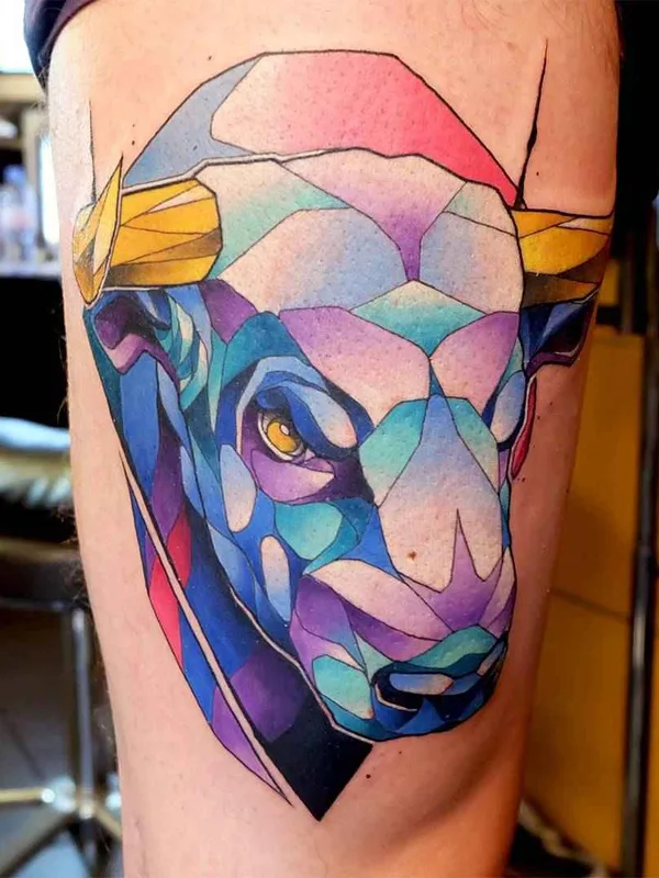 New School tattoo by Dusty Brasseur in Paris