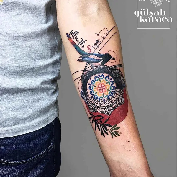 Акварель tattoo by Gülşah KARACA in Стамбул
