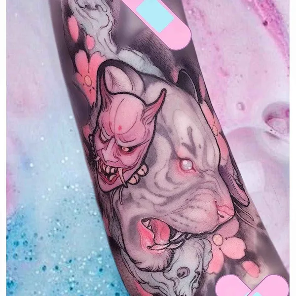 New School tattoo by Brando Chiesa in Firenze