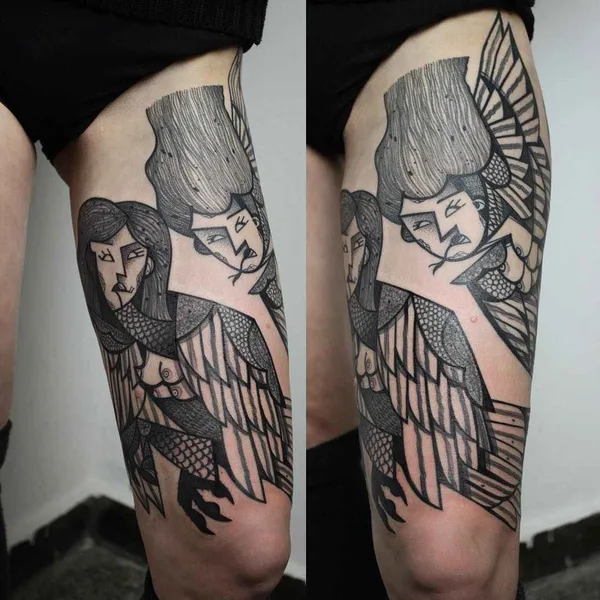 Author's Style tattoo by Peter Aurisch in Berlin