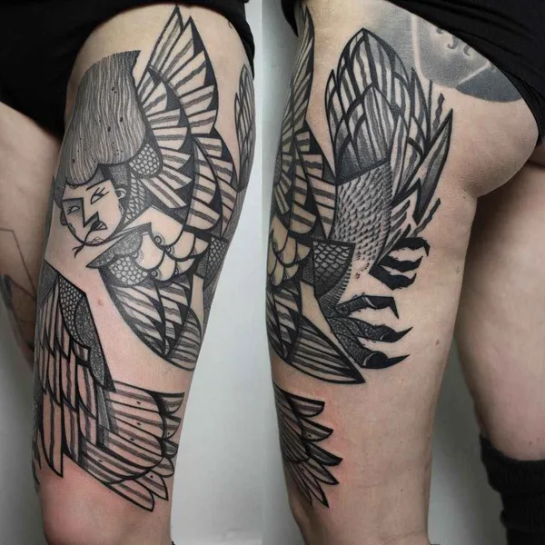 Author's Style tattoo by Peter Aurisch in Berlin