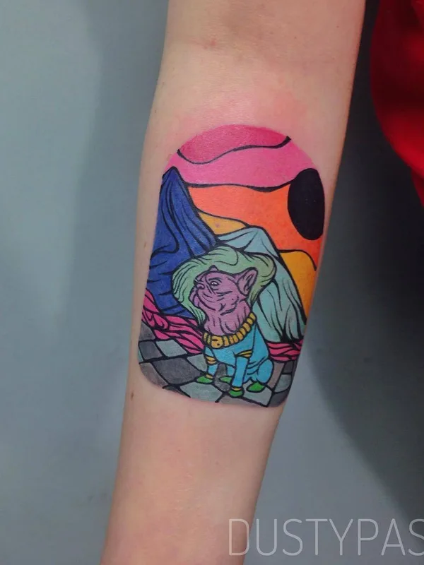 color illustrative татуировка на forearm #5003 | Тату мастер Евгений Неделько