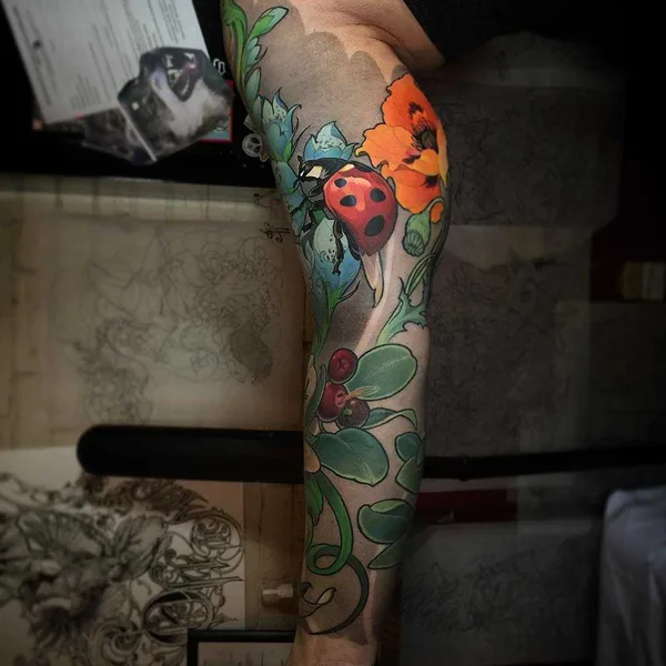 Author's Style tattoo by Олег Турянский in Moscow