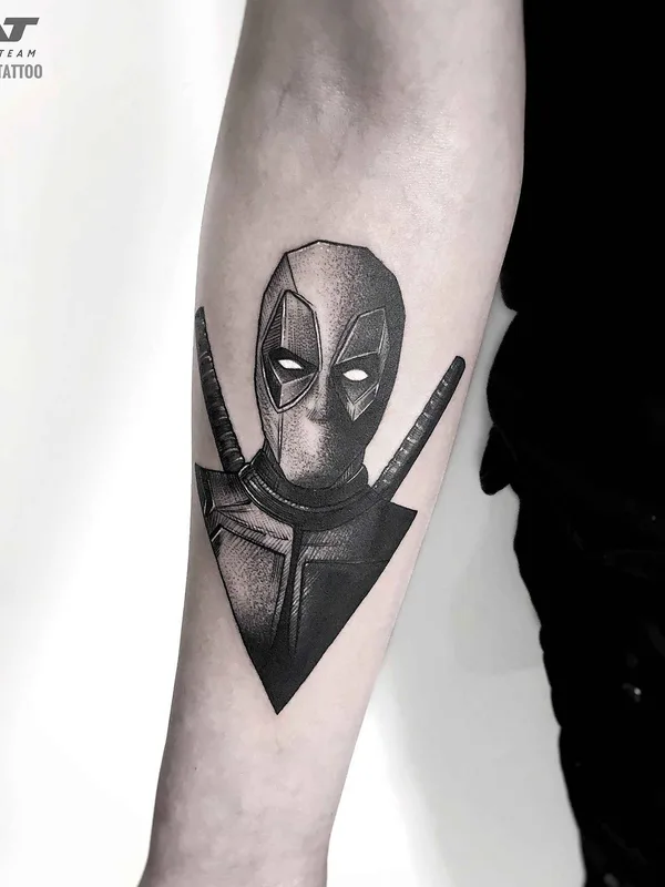 black blackwork татуировка на forearm #19925 | Тату мастер Инесса Кравец
