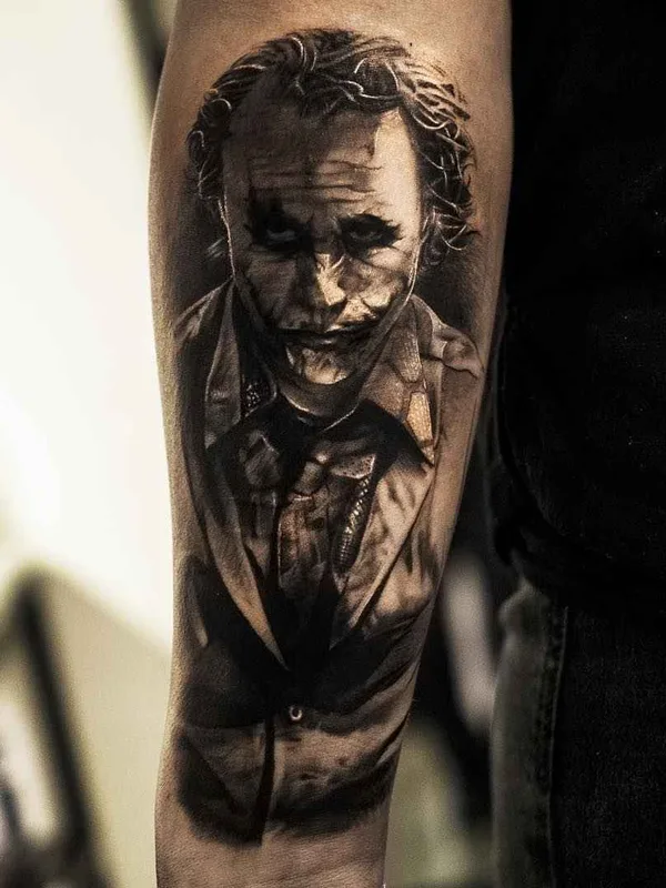 Abstract tattoo by Adrian Lindell in Stockholm