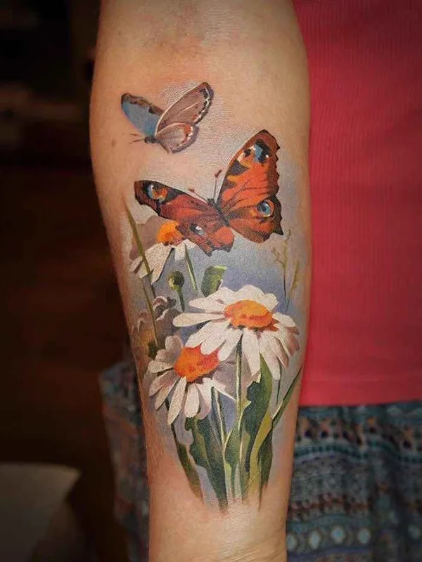 Portrait tattoo by Zinaida Pasko in London
