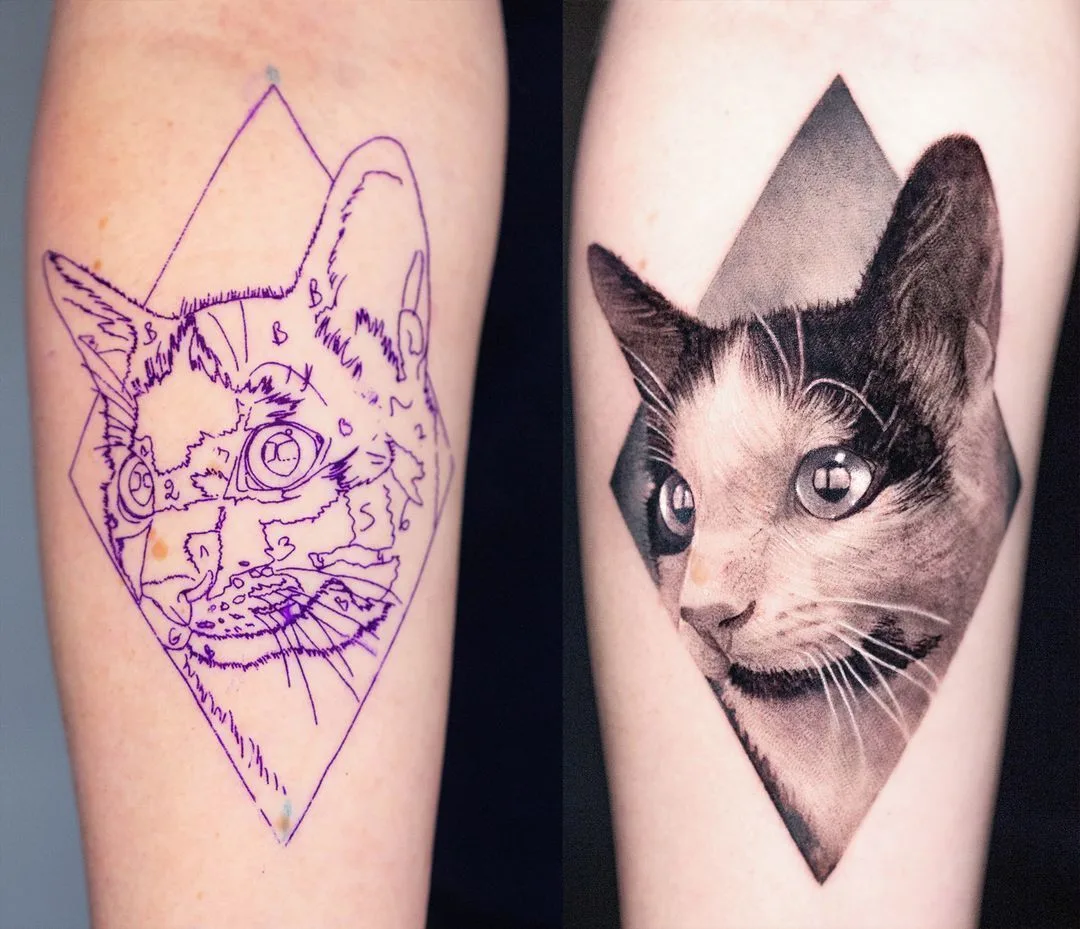 Pets in wonderful tattoos by Angelique Grimm - image 4