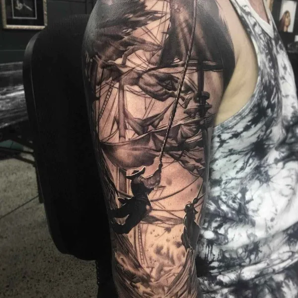 Портретная tattoo by Ben Kaye in Orewa
