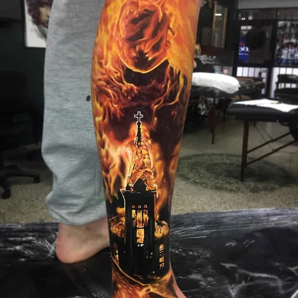 Портретная tattoo by Ben Kaye in Orewa