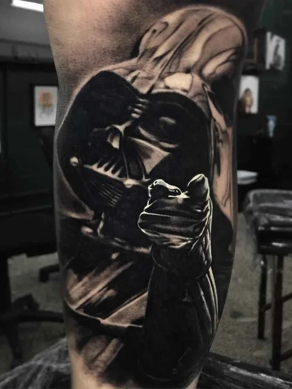 black and grey realism tatuaje en forearm #7035 | Tatuador Ben Kaye