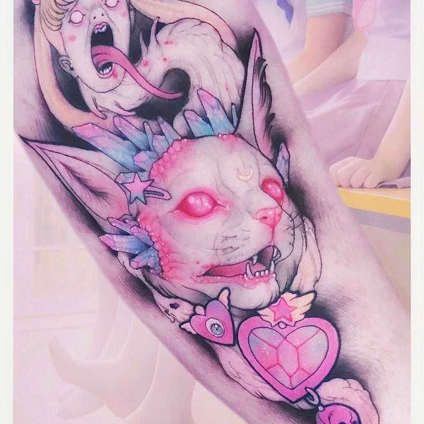 New School tattoo by Brando Chiesa in Firenze