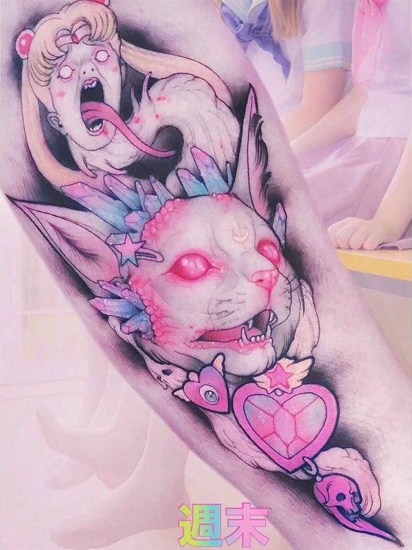 New School tattoo by Brando Chiesa in Firenze