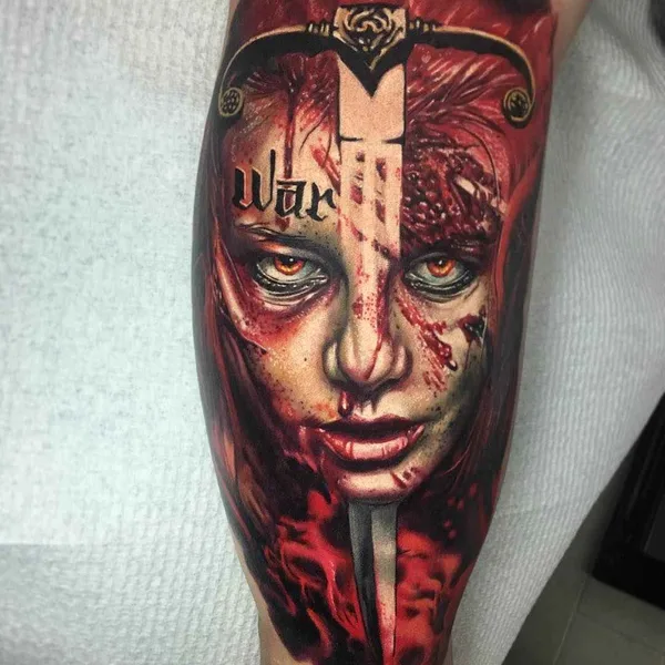 Портретная tattoo by Ben Kaye in Orewa
