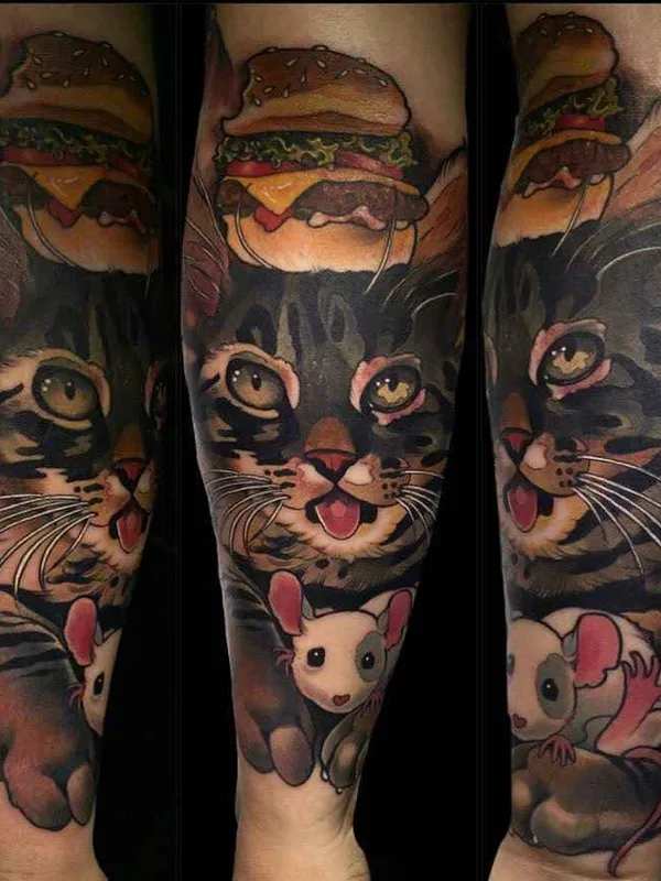 color realism tattoo auf forearm #5075 | Tätowierer Aniela Dahlgren