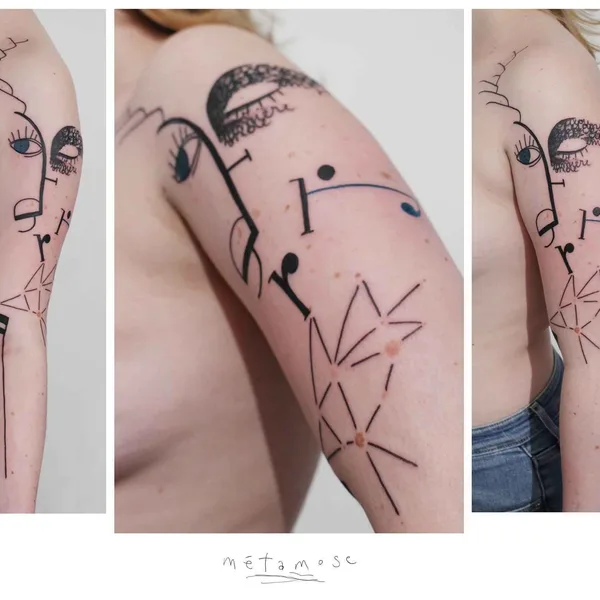 Author's Style tattoo by Maison Métamose in Paris