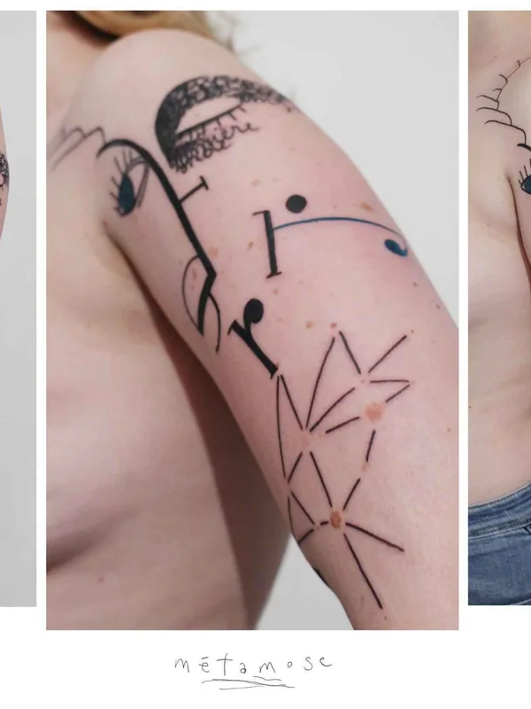 Author's Style tattoo by Maison Métamose in Paris