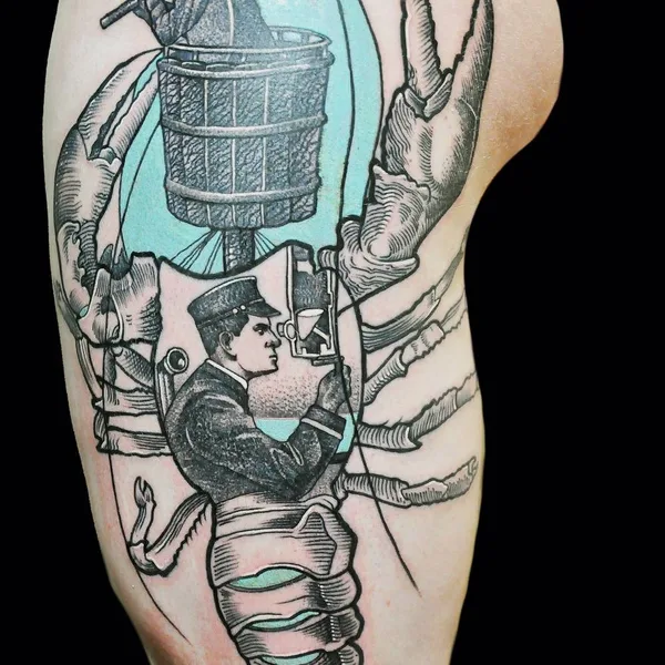 Author's Style tattoo by Marcin Pawlus in Gdynia