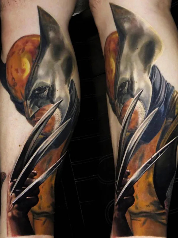 color realism tatouage sur calf #27351 | Artiste tatoueur Nikko Hurtado