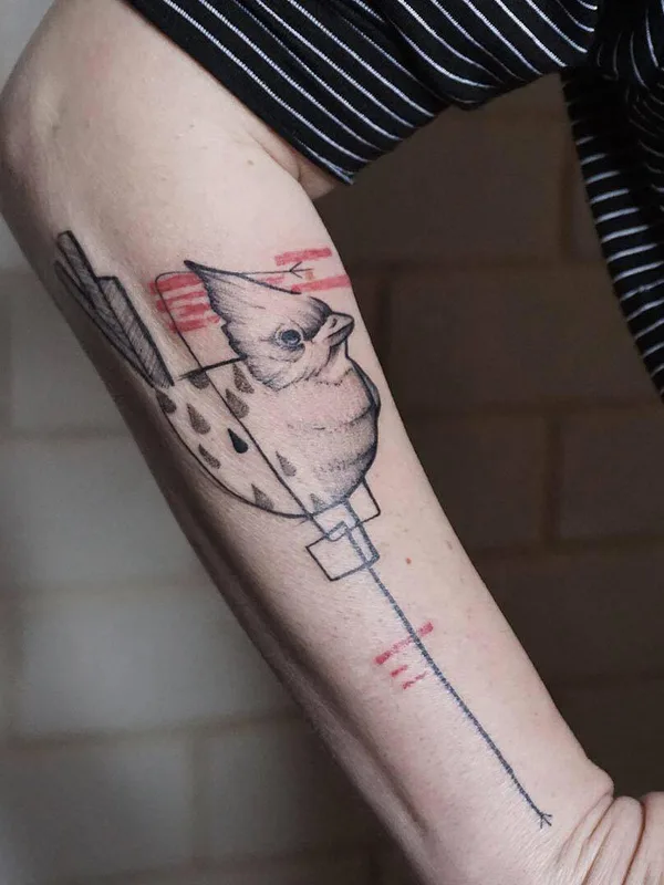 black and grey sketch татуировка на forearm #28418 | Тату мастер Shiran Koro