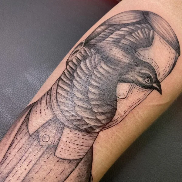 Graphic tattoo by Елизавета Захарова in Волгоград