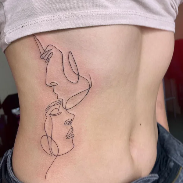 Graphic tattoo by Елизавета Захарова in Волгоград