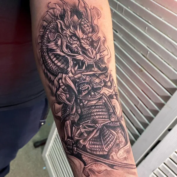 Graphic tattoo by Елизавета Захарова in Волгоград