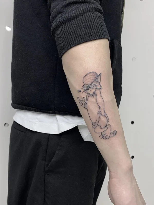 black and grey sketch татуировка на forearm #51479 | Тату мастер Света @sergadeeva_tattoo