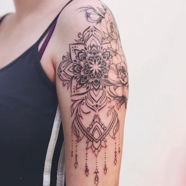 Graphic tattoo by Ольга Прима in Волгоград