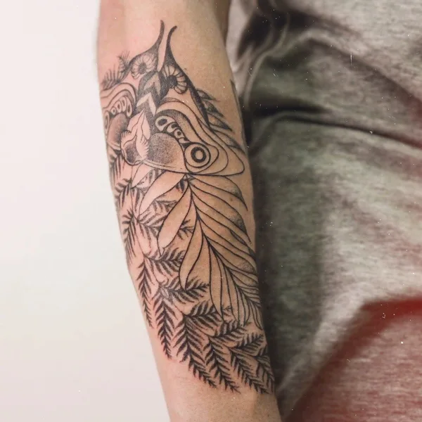 Graphic tattoo by Ольга Прима in Волгоград